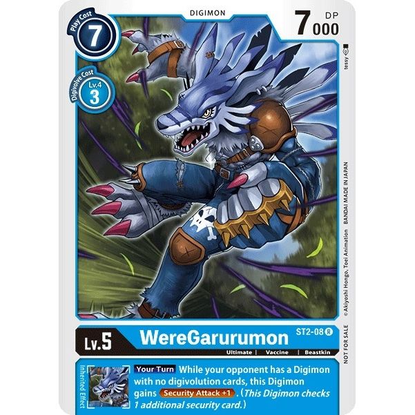 Image for WereGarurumon - ST2-08 (Tamer Party Vol. 2 Promo) (ST2-08 R) (ST-2) - Digimon Card Game