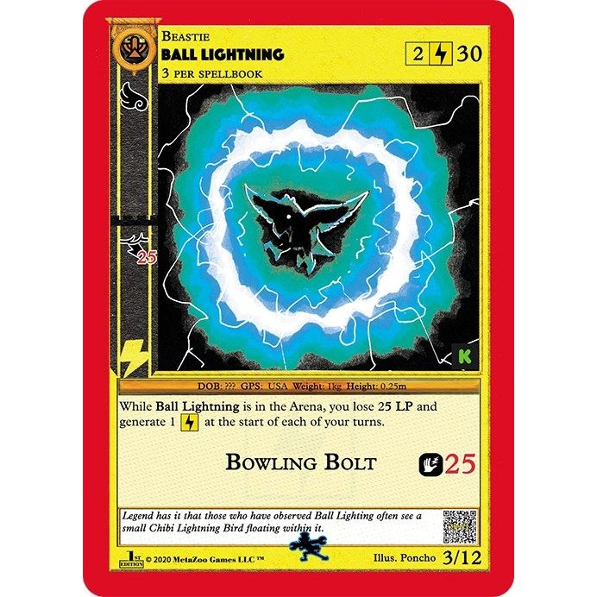 Image for Ball Lightning (3) (CNKE-TD) - MetaZoo