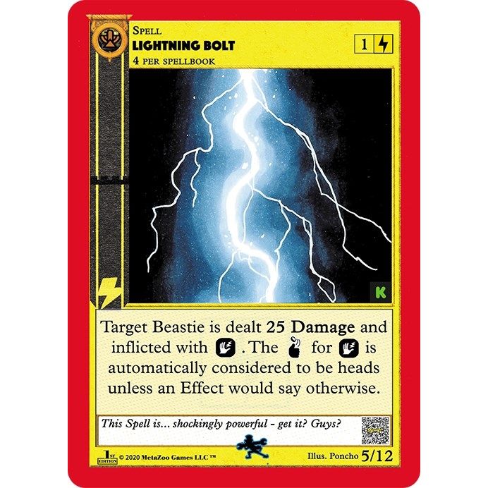 Image for Lightning Bolt (5) (CNKE-TD) - MetaZoo