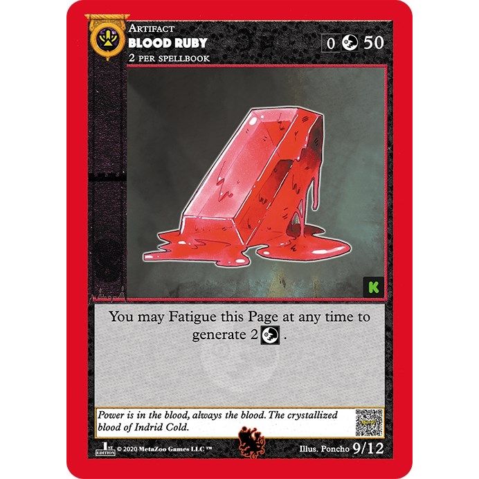 Image for Blood Ruby (9) (CNKE-TD) - MetaZoo
