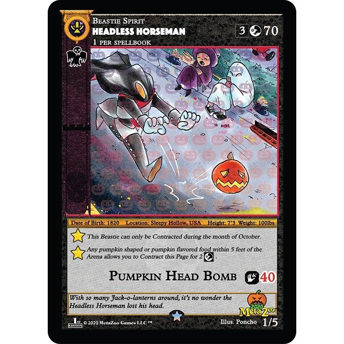 Image for Headless Horseman (First Edition) (1/5) (HOLIP) - MetaZoo