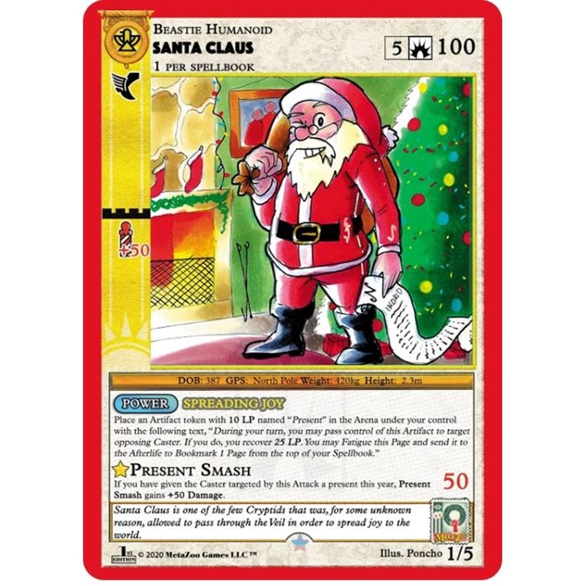 Image for Santa Claus (Holiday Promo 2020) (First Edition) (1/5) (HOLIP) - MetaZoo