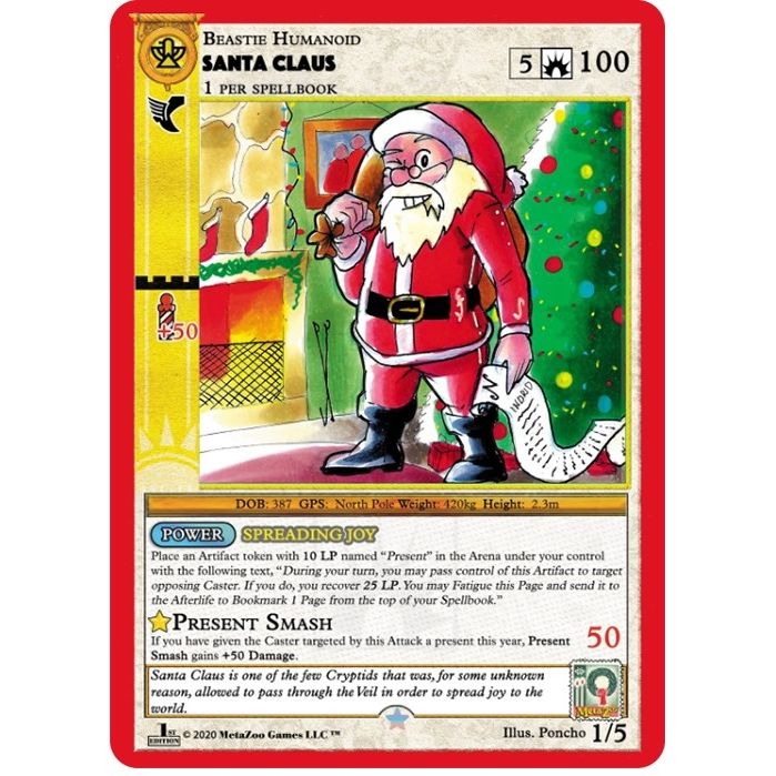 Image for Santa Claus (Holiday Promo 2020) (First Edition) (1/5) (HOLIP) - MetaZoo