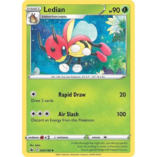 Image for Ledian (005/198) (SWSH06) - Pokemon