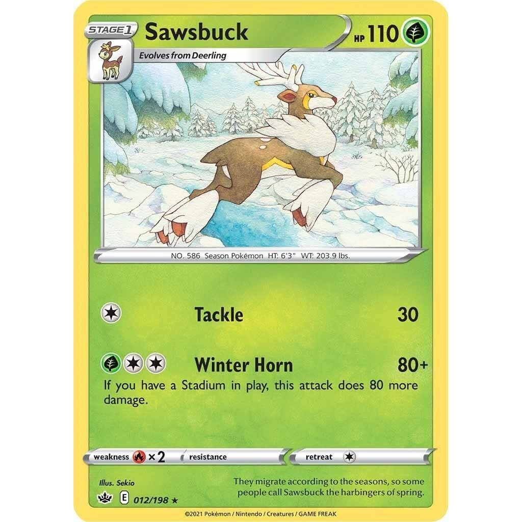Image for Sawsbuck (012/198) (SWSH06) - Pokemon
