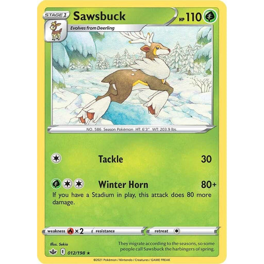 Image for Sawsbuck (012/198) (SWSH06) - Pokemon