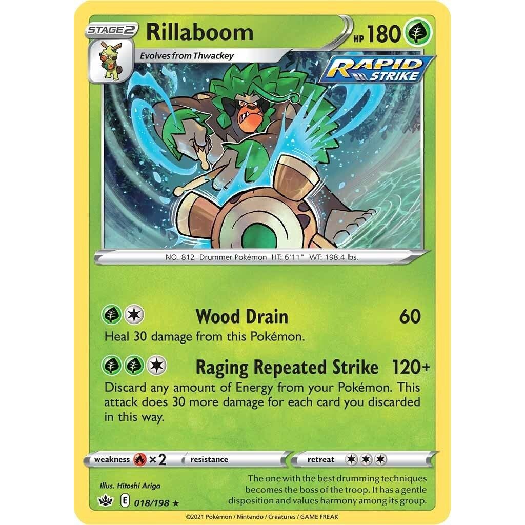 Image for Rillaboom (018/198) (SWSH06) - Pokemon
