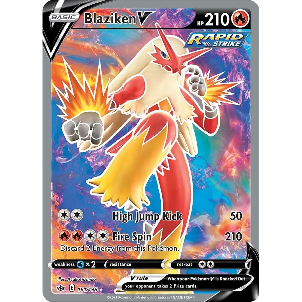 Image for Blaziken V (Full Art) (161/198) (SWSH06) - Pokemon