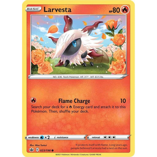Image for Larvesta (023/198) (SWSH06) - Pokemon