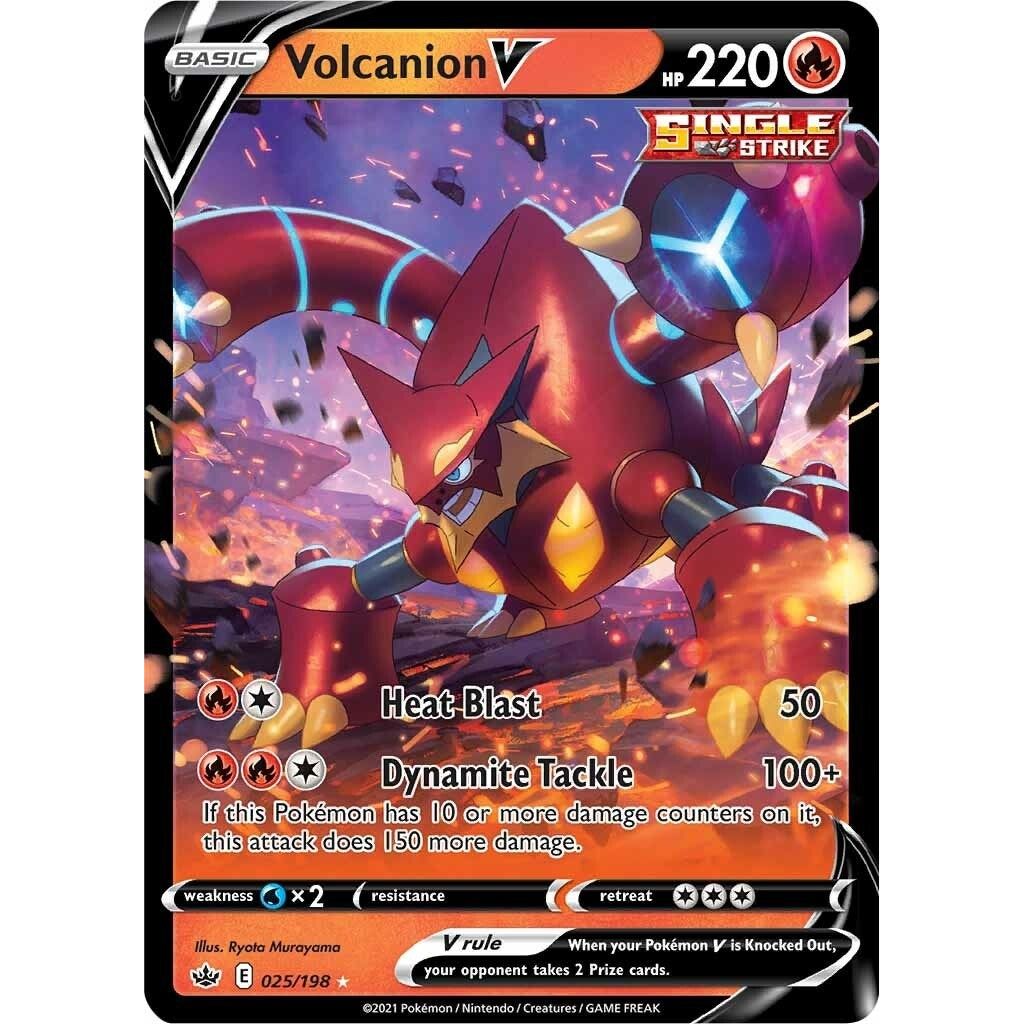 Image for Volcanion V (025/198) (SWSH06) - Pokemon