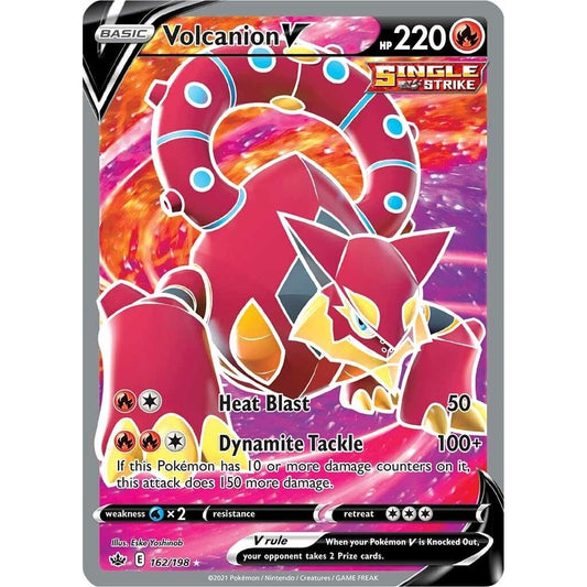 Image for Volcanion V (Full Art) (162/198) (SWSH06) - Pokemon