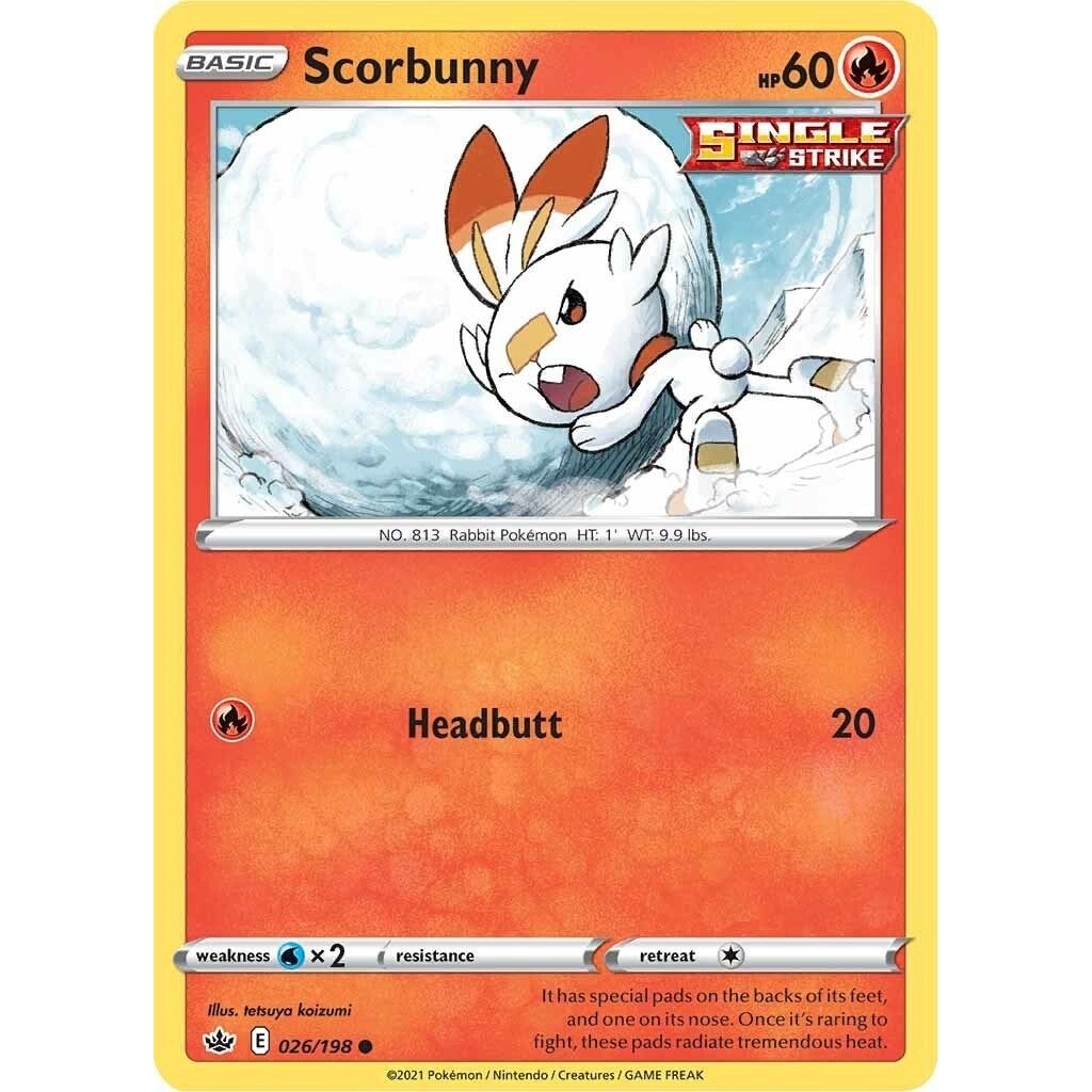 Image for Scorbunny (026/198) (SWSH06) - Pokemon