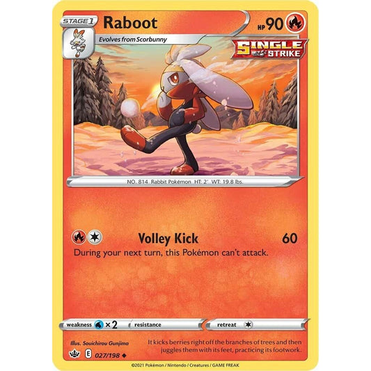 Image for Raboot (027/198) (SWSH06) - Pokemon