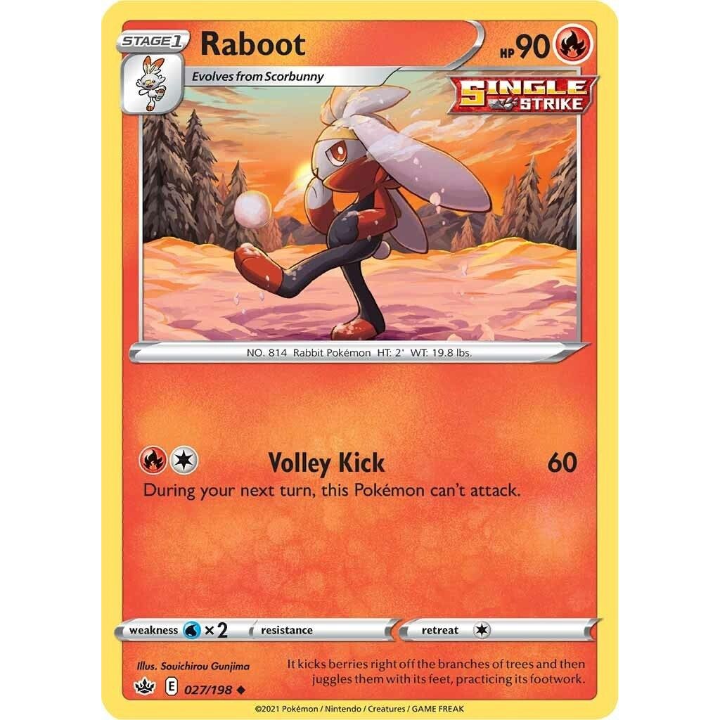 Image for Raboot (027/198) (SWSH06) - Pokemon