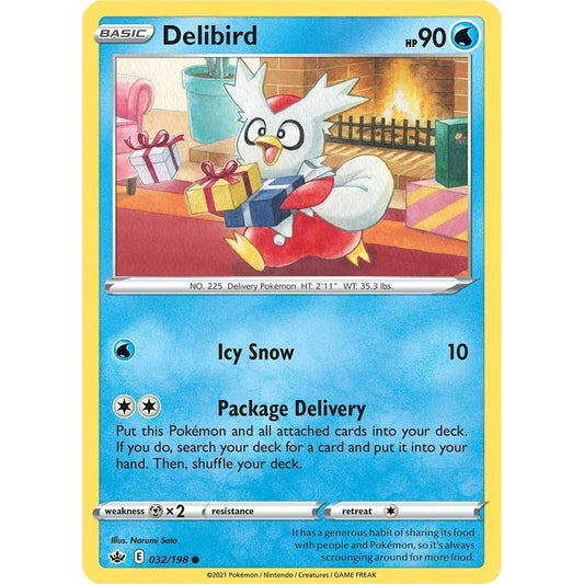 Image for Delibird (032/198) (SWSH06) - Pokemon