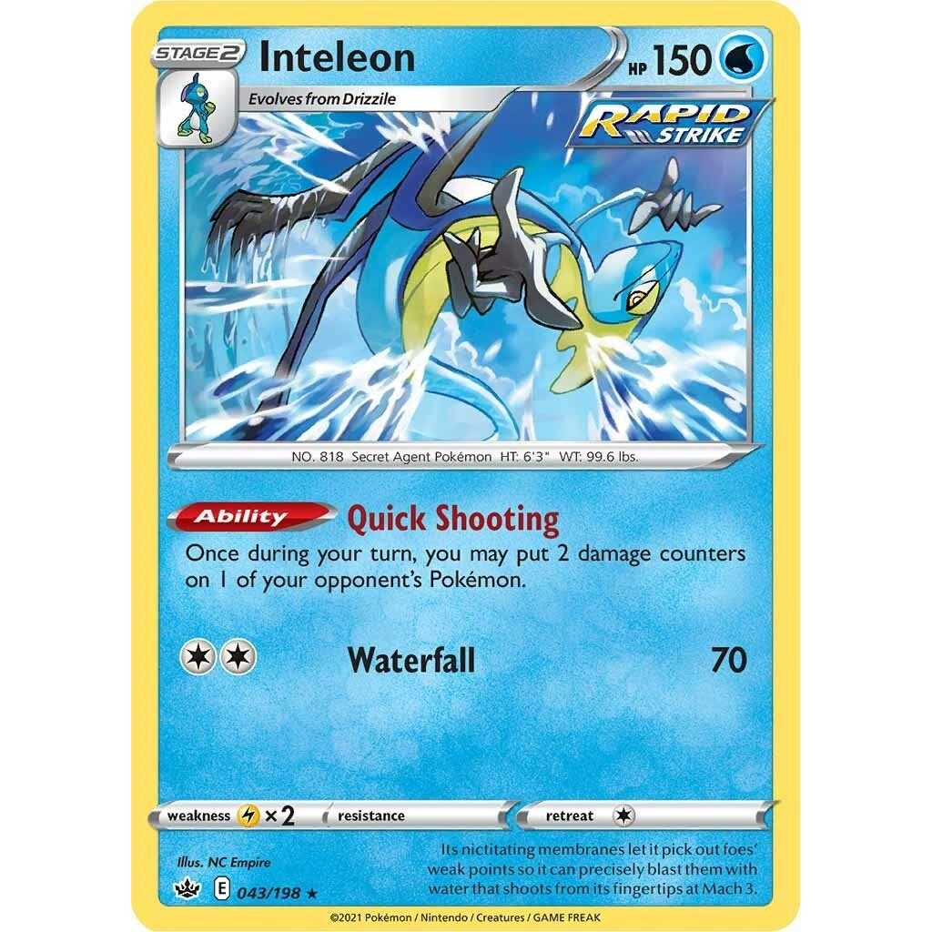 Image for Inteleon (043/198) (SWSH06) - Pokemon