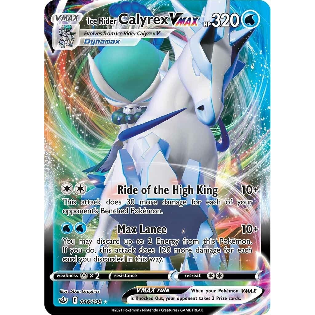 Image for Ice Rider Calyrex VMAX (046/198) (SWSH06) - Pokemon