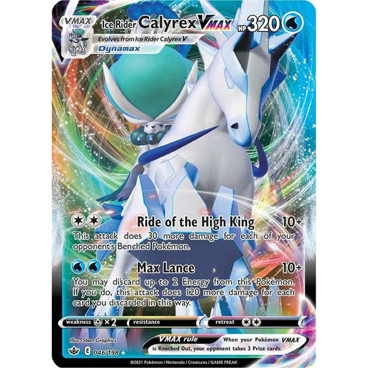Image for Ice Rider Calyrex VMAX (046/198) (SWSH06) - Pokemon