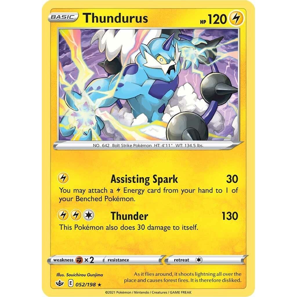 Image for Thundurus (052/198) (SWSH06) - Pokemon