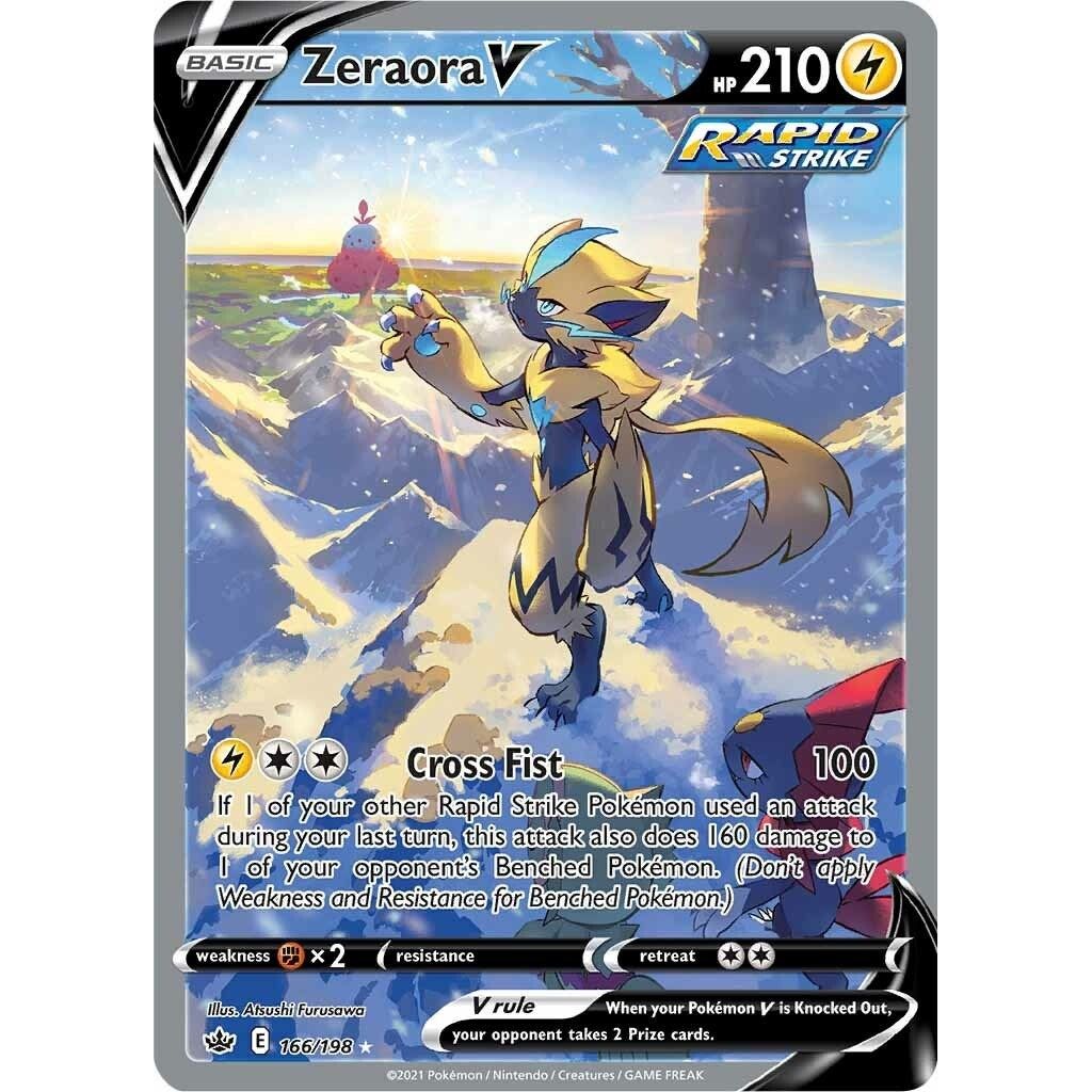Image for Zeraora V (Alternate Full Art) (166/198) (SWSH06) - Pokemon