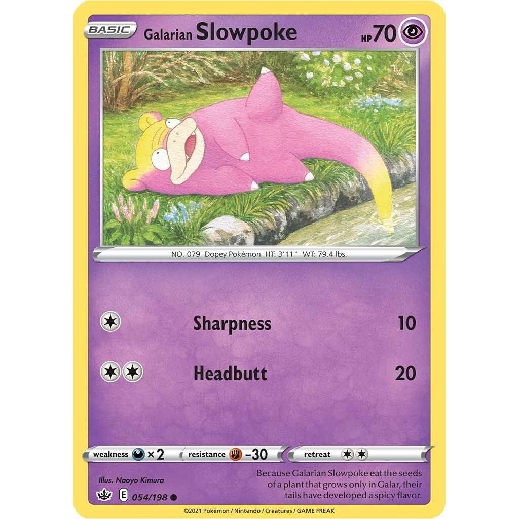 Image for Galarian Slowpoke (054/198) (SWSH06) - Pokemon