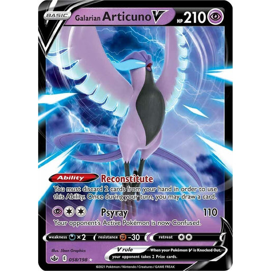 Image for Galarian Articuno V (058/198) (SWSH06) - Pokemon