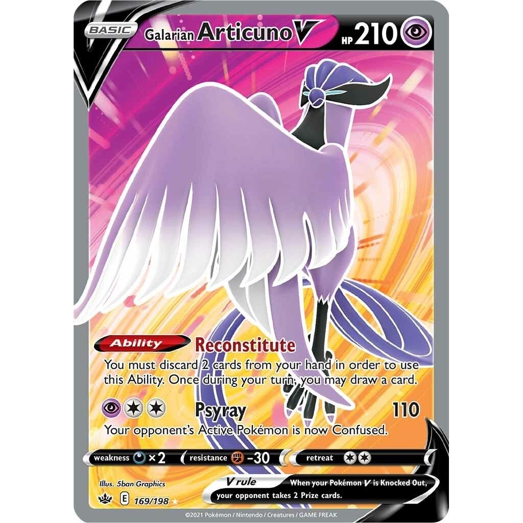 Image for Galarian Articuno V (Full Art) (169/198) (SWSH06) - Pokemon