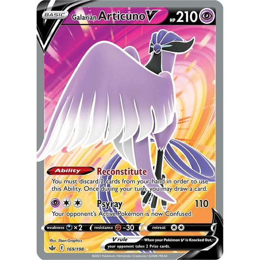 Image for Galarian Articuno V (Full Art) (169/198) (SWSH06) - Pokemon