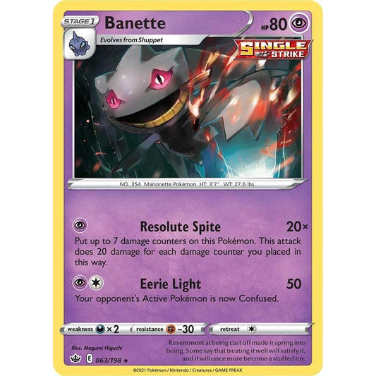 Image for Banette (063/198) (SWSH06) - Pokemon
