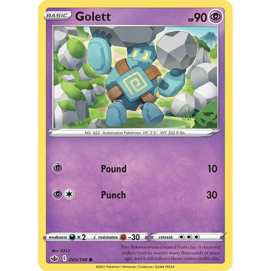 Image for Golett (065/198) (SWSH06) - Pokemon