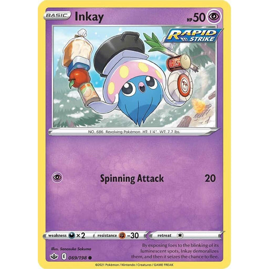 Image for Inkay (069/198) (SWSH06) - Pokemon