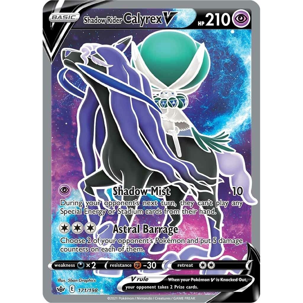 Image for Shadow Rider Calyrex V (Full Art) (171/198) (SWSH06) - Pokemon