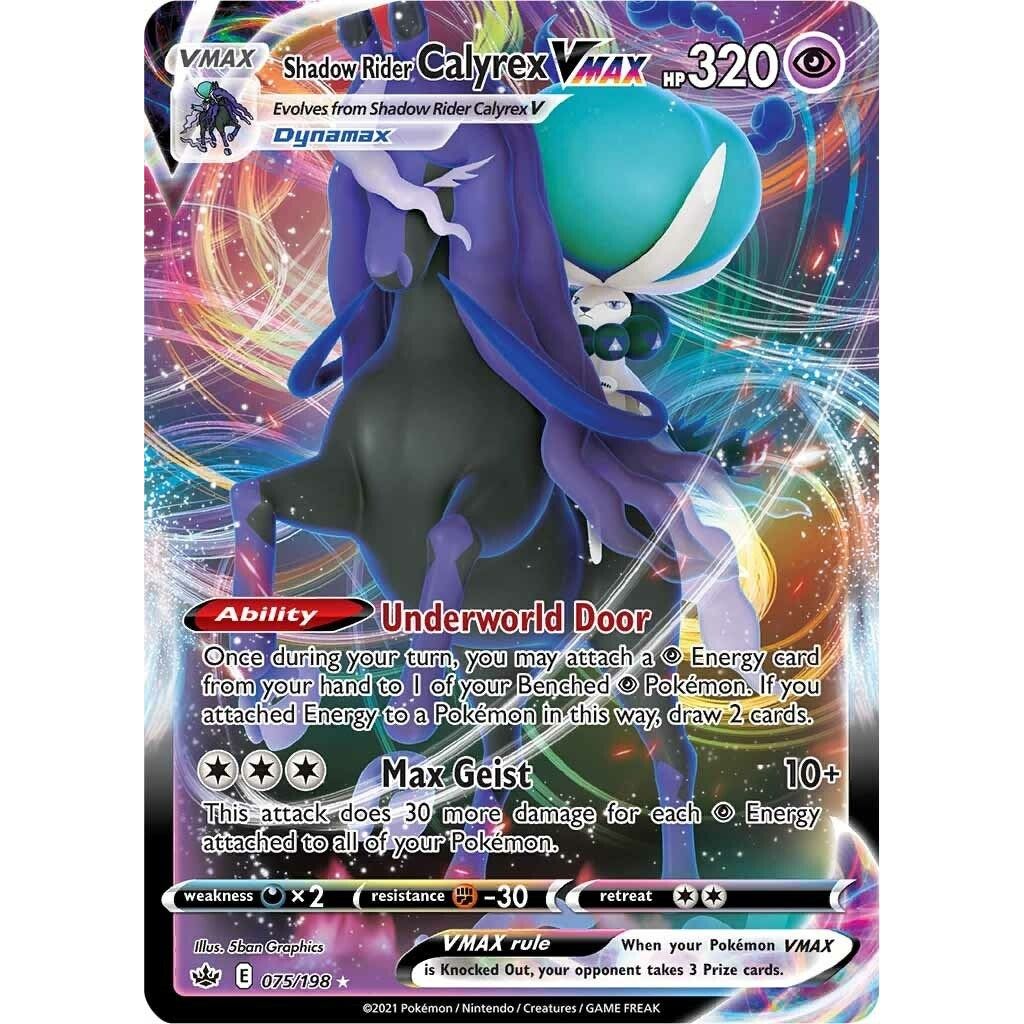 Image for Shadow Rider Calyrex VMAX (075/198) (SWSH06) - Pokemon