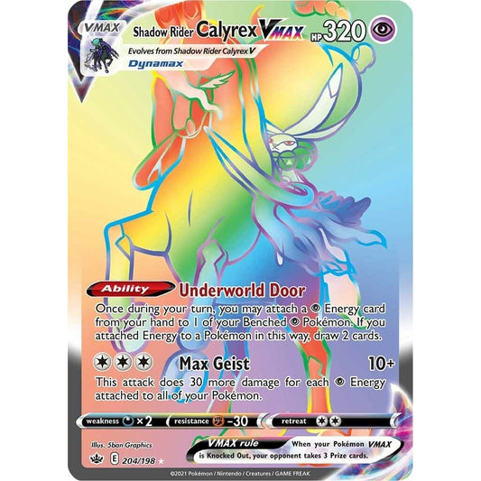 Image for Shadow Rider Calyrex VMAX (Secret) (204/198) (SWSH06) - Pokemon
