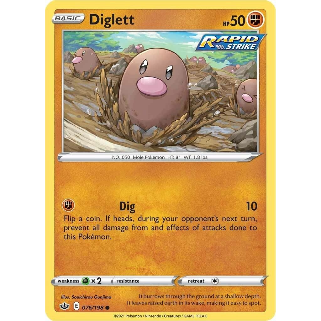 Image for Diglett (076/198) (SWSH06) - Pokemon