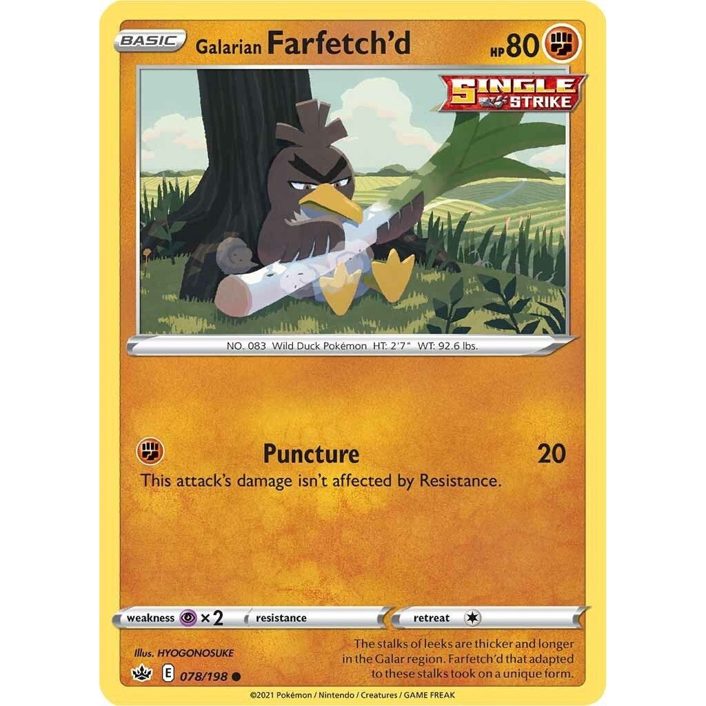 Image for Galarian Farfetch'd (078/198) (SWSH06) - Pokemon
