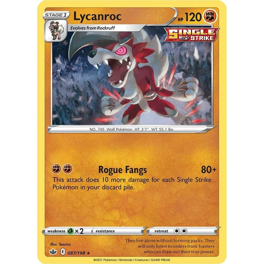 Image for Lycanroc (087/198) (SWSH06) - Pokemon