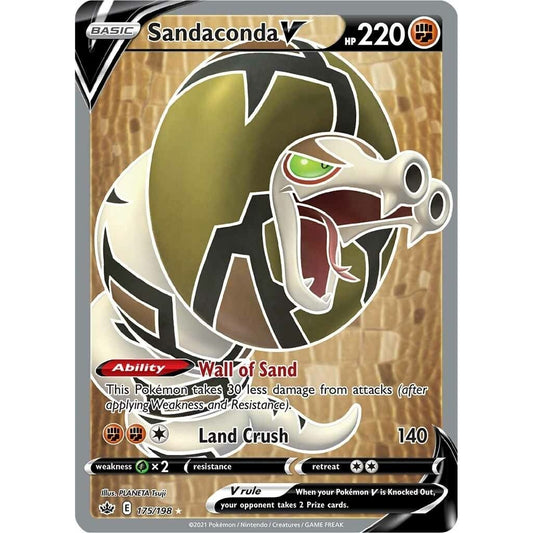 Image for Sandaconda V (Full Art) (175/198) (SWSH06) - Pokemon