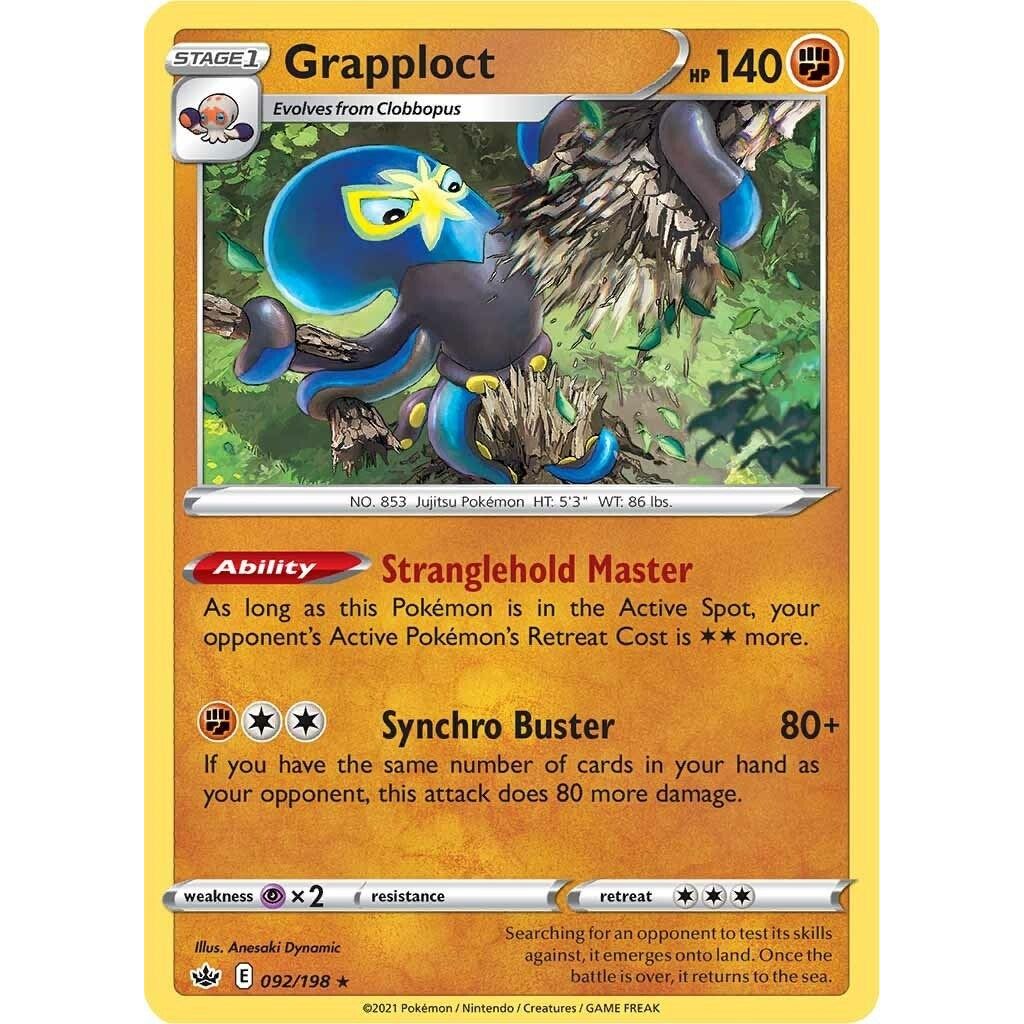 Image for Grapploct (092/198) (SWSH06) - Pokemon