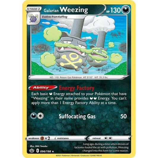 Image for Galarian Weezing (096/198) (SWSH06) - Pokemon