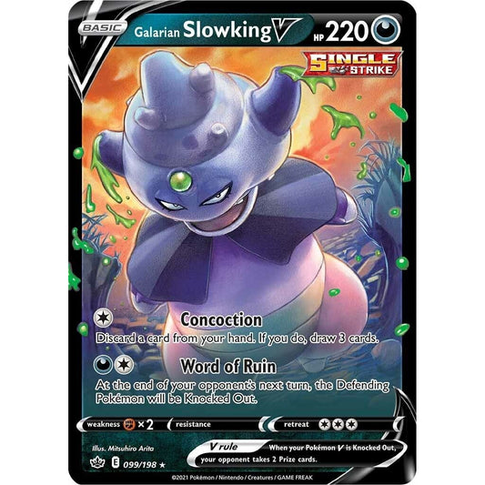 Image for Galarian Slowking V (099/198) (SWSH06) - Pokemon