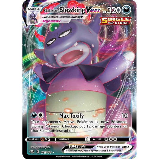 Image for Galarian Slowking VMAX (100/198) (SWSH06) - Pokemon