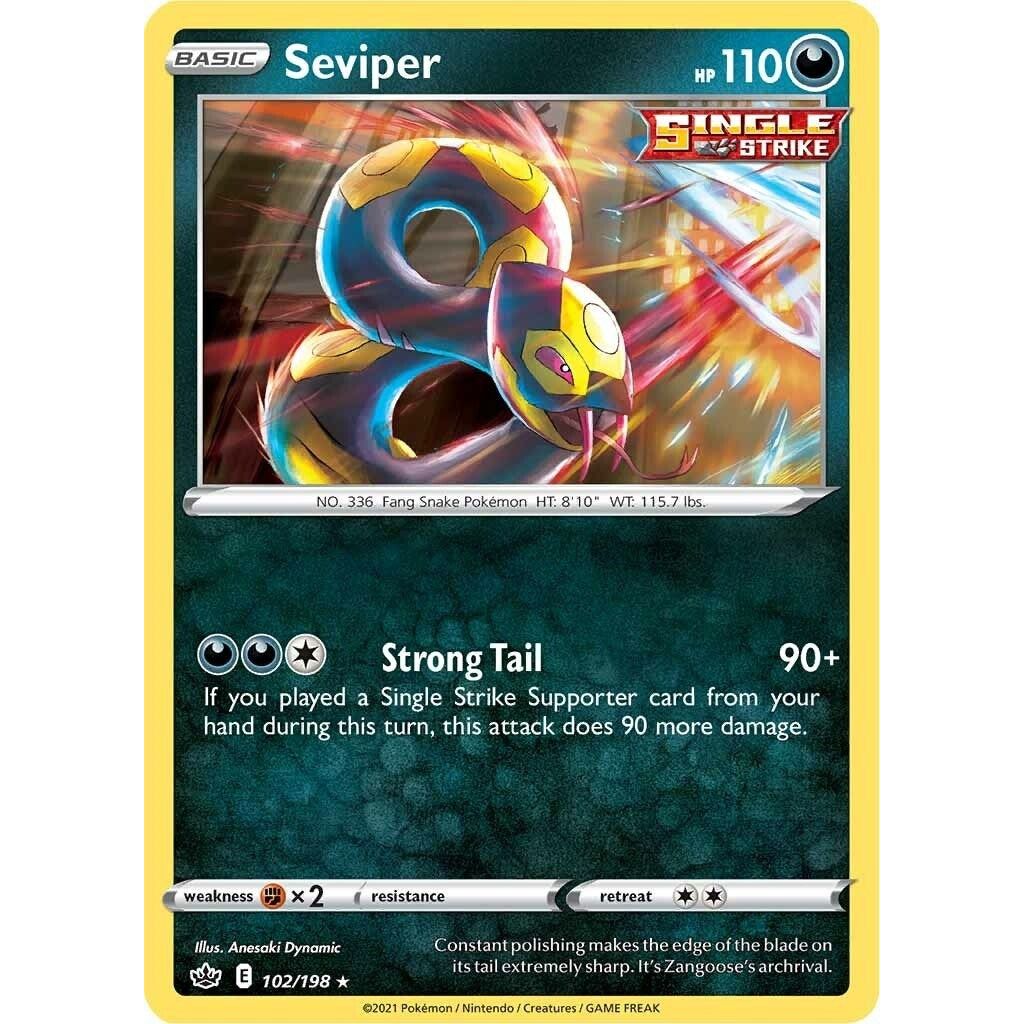 Image for Seviper (102/198) (SWSH06) - Pokemon