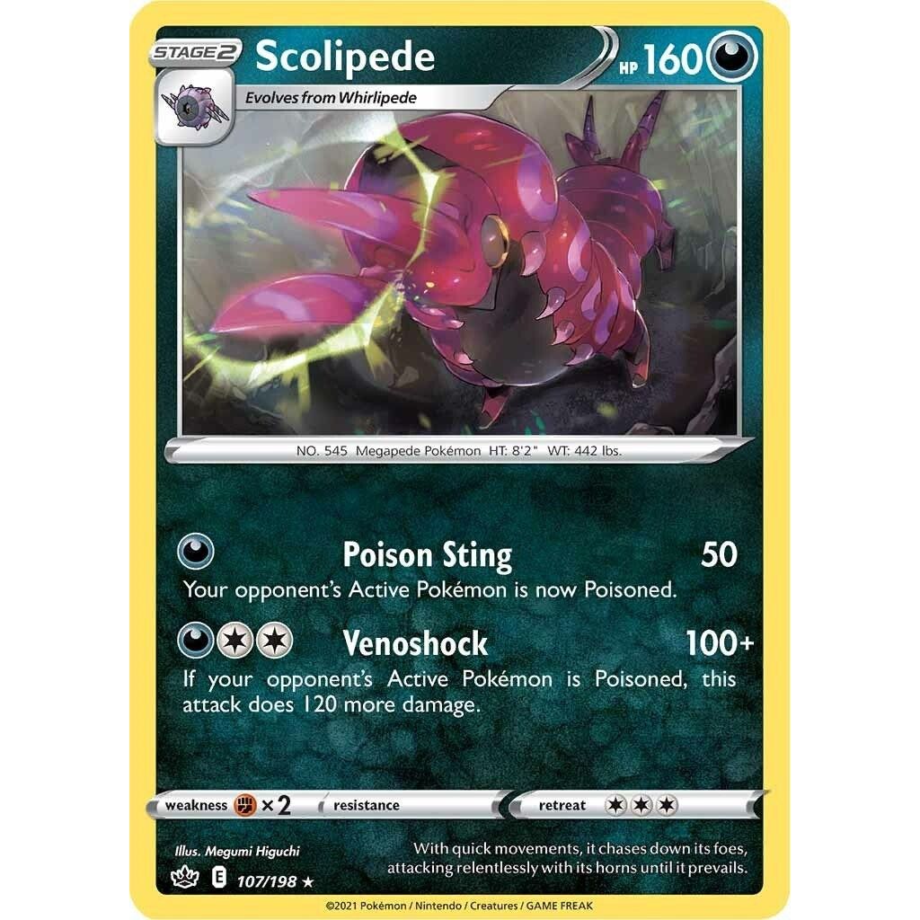 Image for Scolipede (107/198) (SWSH06) - Pokemon