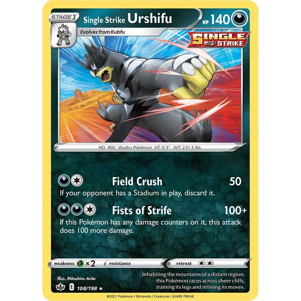 Image for Single Strike Urshifu (108/198) (SWSH06) - Pokemon