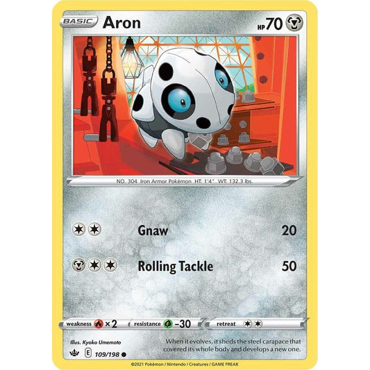 Image for Aron (109/198) (SWSH06) - Pokemon