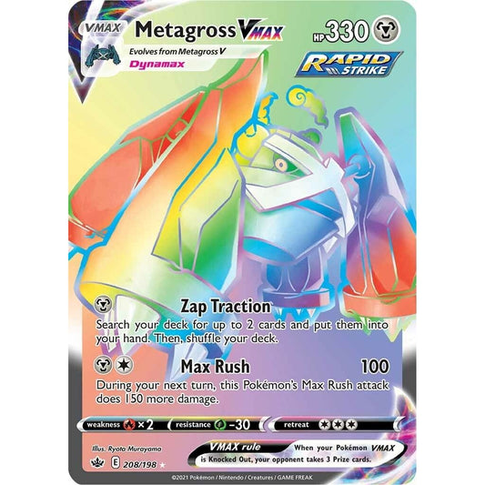 Image for Metagross VMAX (Secret) (208/198) (SWSH06) - Pokemon