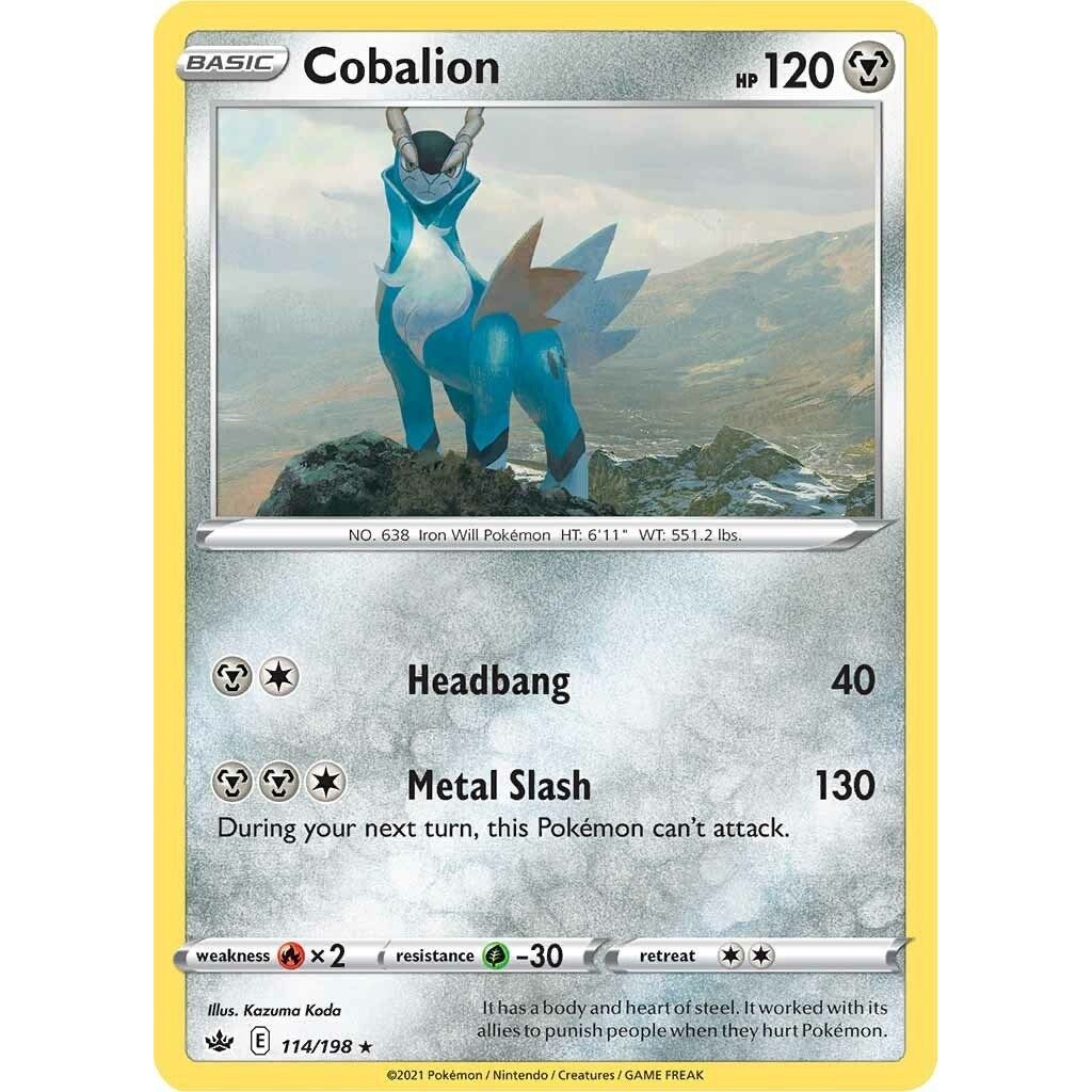 Image for Cobalion (114/198) (SWSH06) - Pokemon