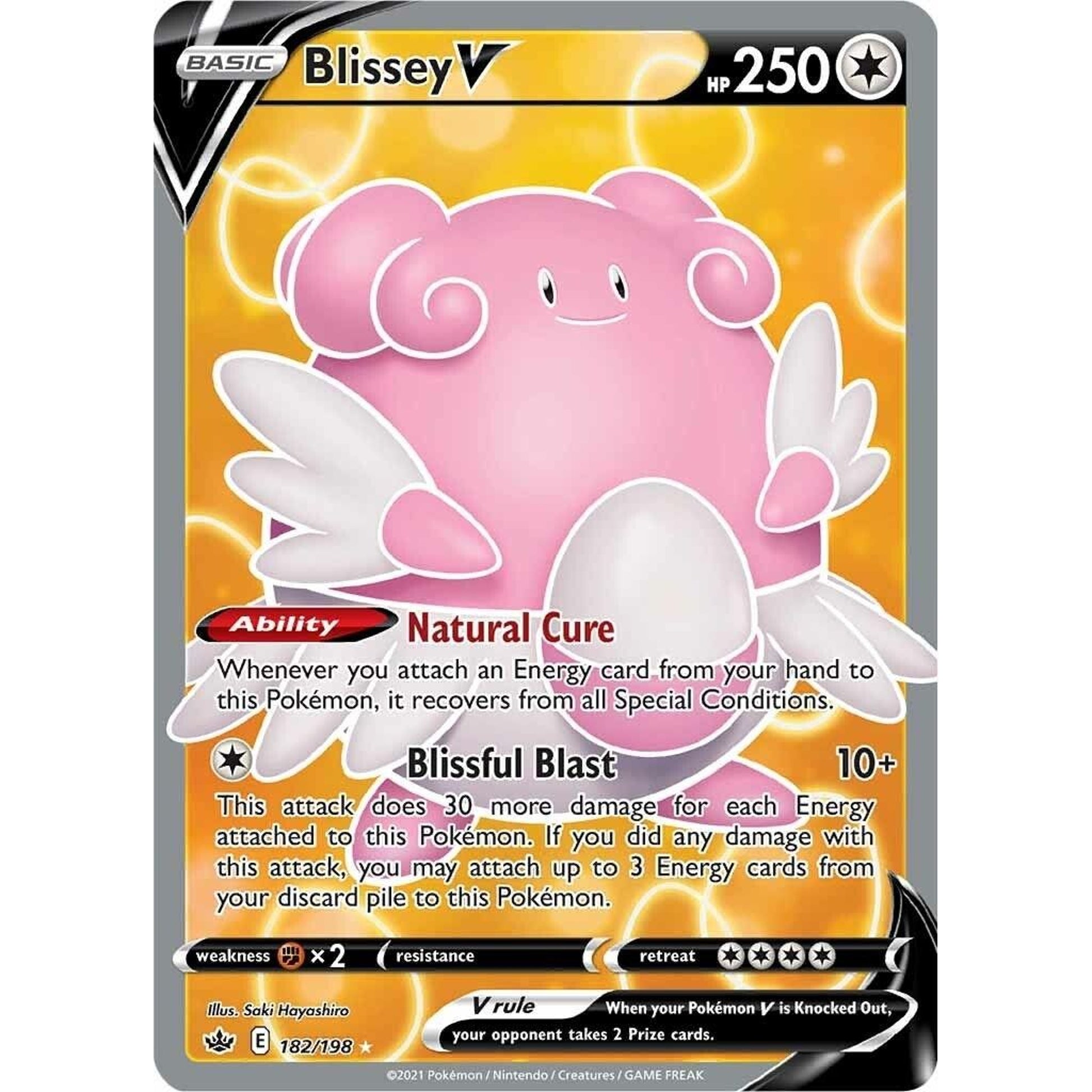 Image for Blissey V (Full Art) (182/198) (SWSH06) - Pokemon