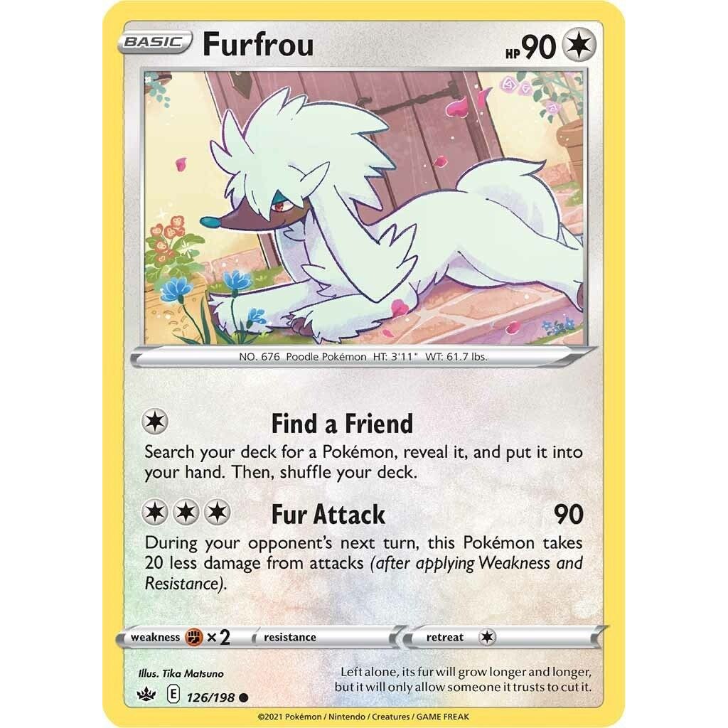 Image for Furfrou (126/198) (SWSH06) - Pokemon